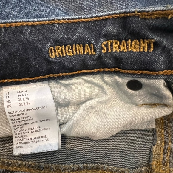 Men’s Bootcut Extreme Flex American Eagle Jeans 34x34 - Medium Wash - Picture 7 of 11